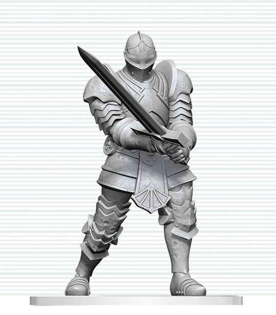 Dungeons & Dragons Nolzur's Marvelous Miniatures Miniatur unbemalt Red Knight Guardian Golem 14 cm