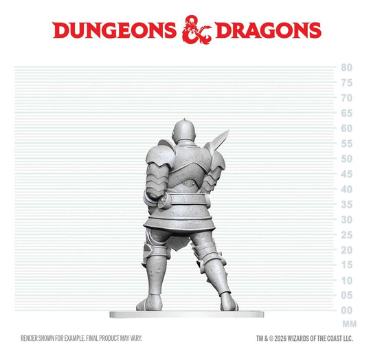 Dungeons & Dragons Nolzur's Marvelous Miniatures Miniatur unbemalt Red Knight Guardian Golem 14 cm