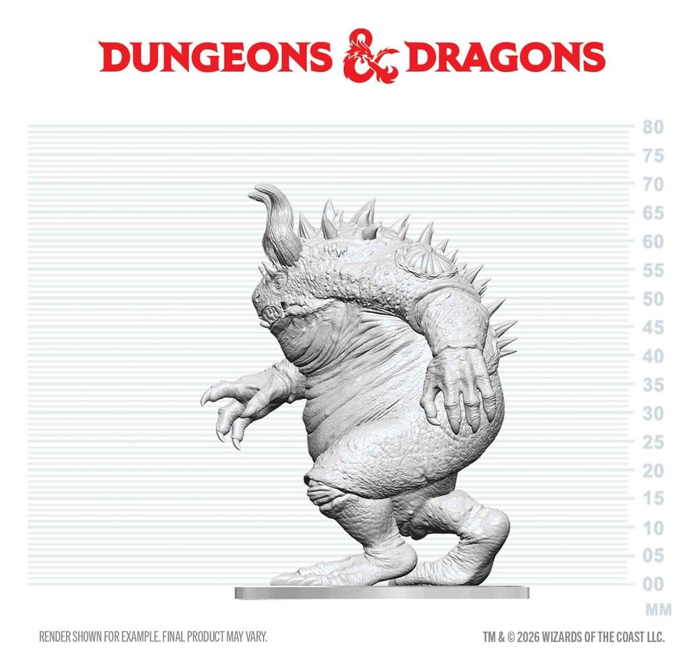 Dungeons & Dragons Nolzur's Marvelous Miniatures Miniatur unbemalt Hezrou 17 cm
