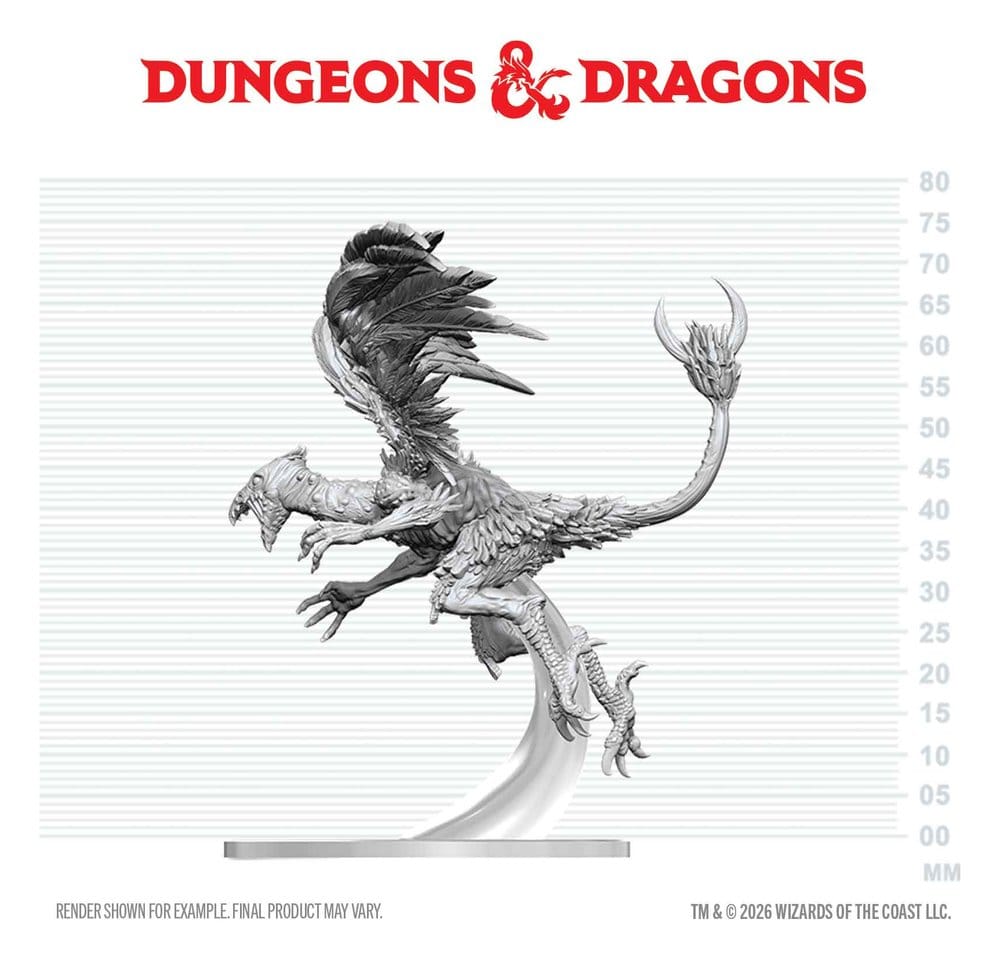 Dungeons & Dragons Nolzur's Marvelous Miniatures Miniatur unbemalt Vrock 17 cm