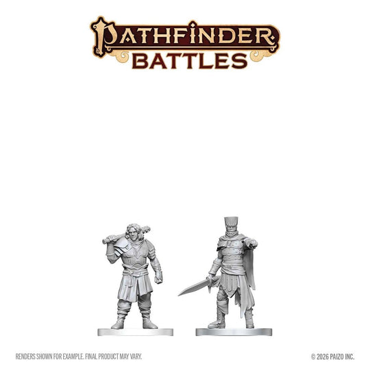 Pathfinder Battles Deep Cuts Miniatur unbemalt Ruffian & Gang Leader 14 cm