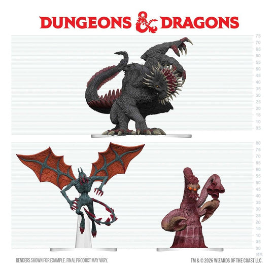 D&D Icons of the Realms Boxed Miniaturen vorbemalt Maddening Monsters of Ravenloft