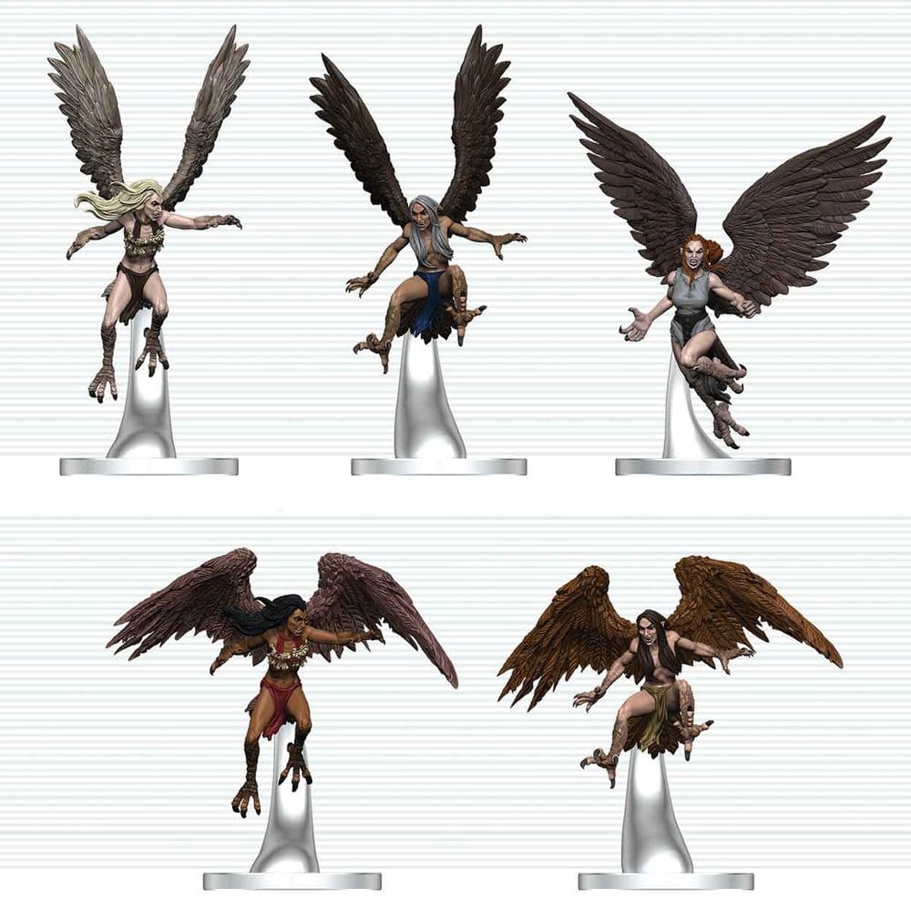 D&D Icons of the Realms Minifiguren Harpyien-Schwarm 20 cm