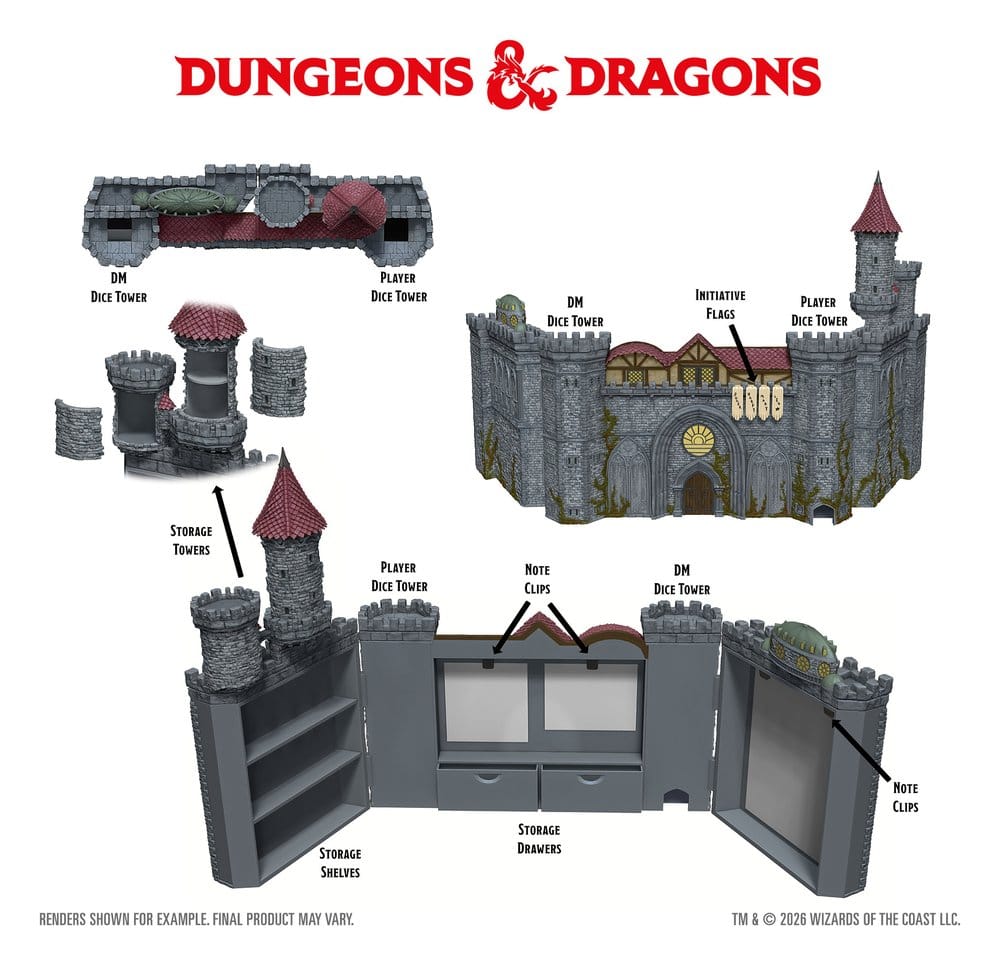 Dungeons & Dragons Replicas of the Realms: Castle Ravenloft DM Screen