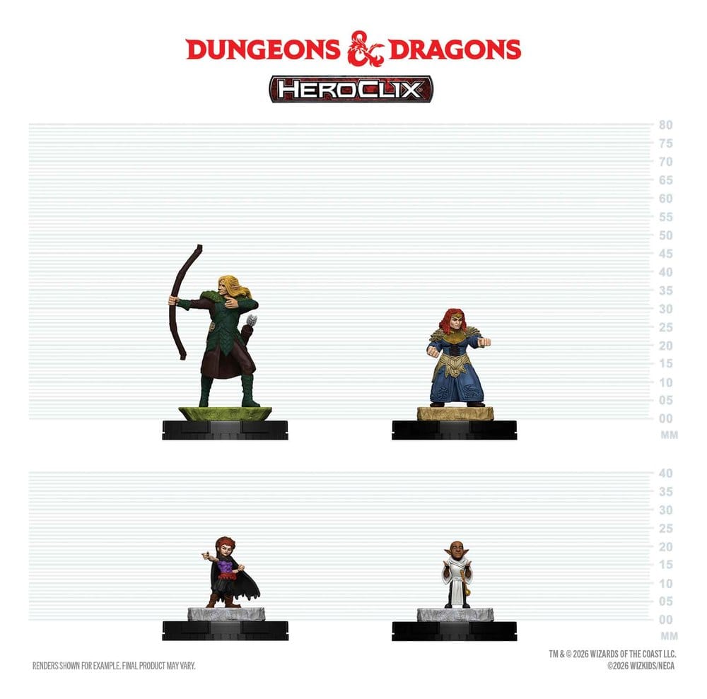 Dungeons & Dragons HeroClix 400: Figuren-Set Adventuring Party 1