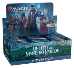 Magic the Gathering Delitti al Maniero Karlov Play-Booster Display (36) italienisch