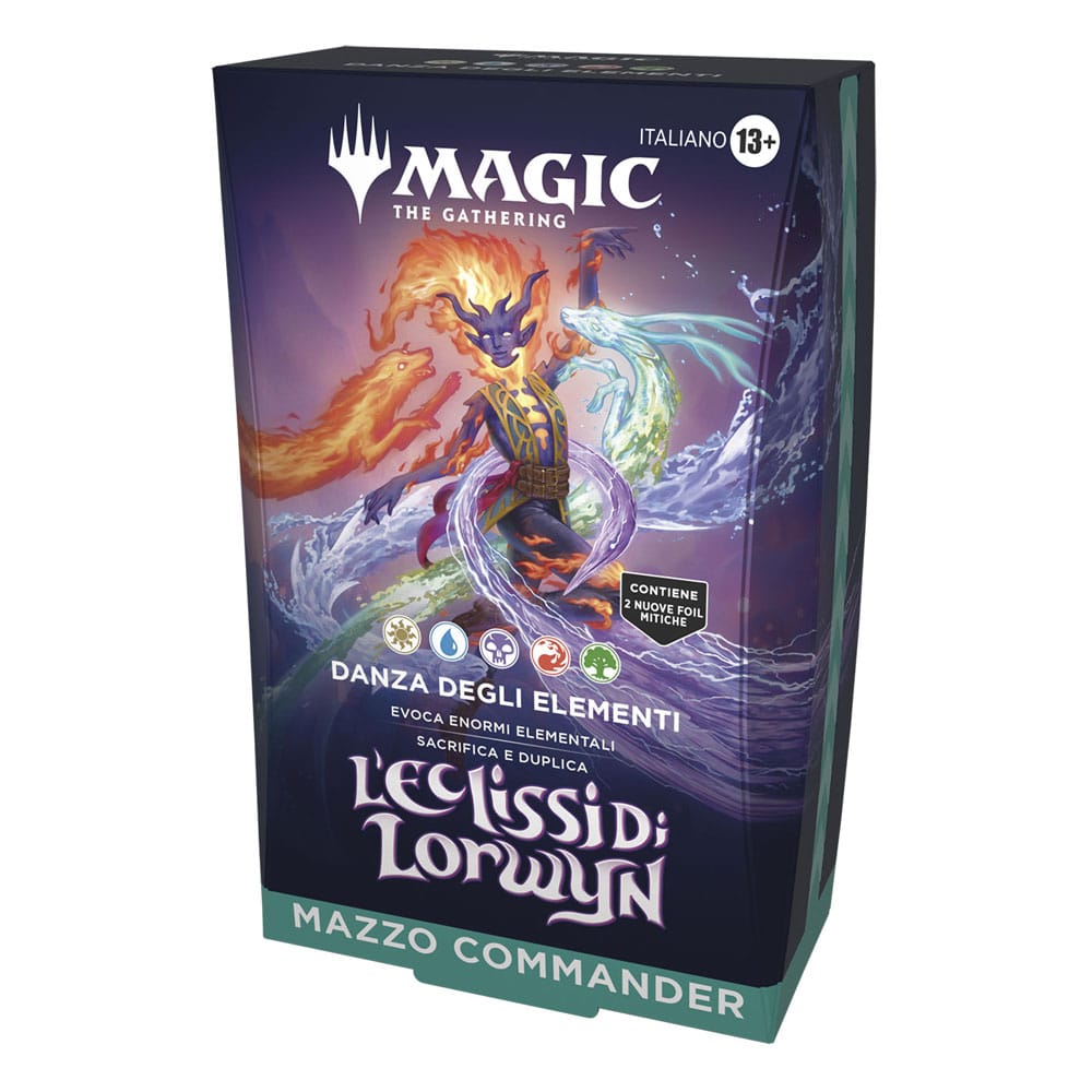 Magic the Gathering L'Eclissi di Lorwyn Commander-Decks Display (4) italienisch