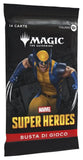 Magic the Gathering Marvel Super Heroes Play-Booster Display (30) italienisch