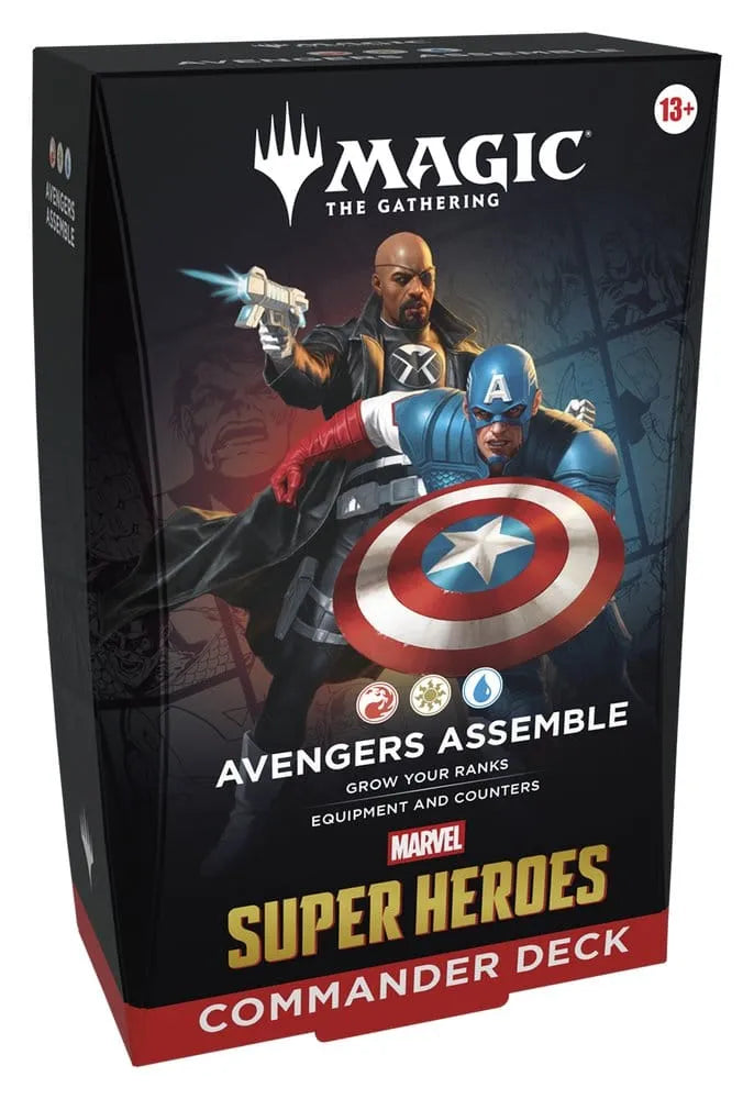 Magic the Gathering Marvel Super Heroes Commander Decks Umkarton (4) englisch
