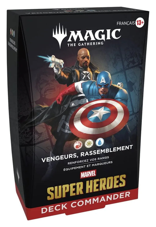 Magic the Gathering Marvel Super Heroes Commander Decks Umkarton (4) französisch