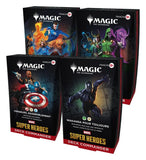 Magic the Gathering Marvel Super Heroes Commander Decks Umkarton (4) französisch