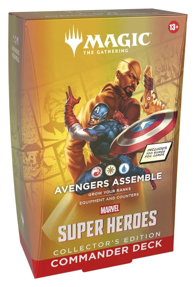 Magic the Gathering Marvel Super Heroes Collector's Edition Commander Decks Umkarton (4) englisch
