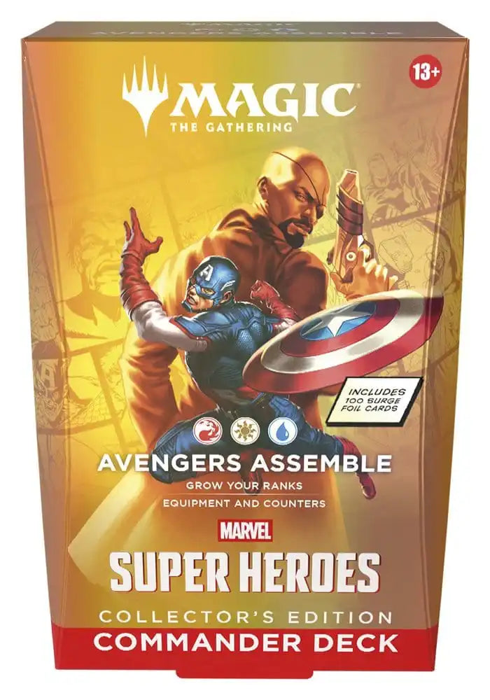 Magic the Gathering Marvel Super Heroes Collector's Edition Commander Decks Umkarton (4) englisch