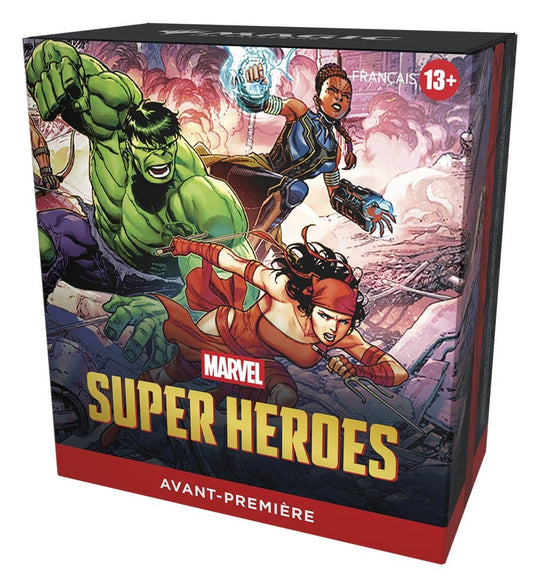 Magic the Gathering Marvel Super Heroes Prerelease Packs Umkarton (15) französisch