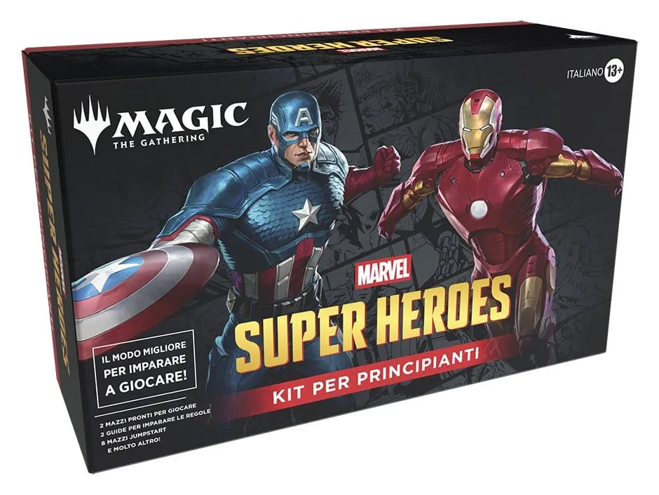 Magic the Gathering Marvel Super Heroes Einsteigerboxen Umkarton (3) italienisch