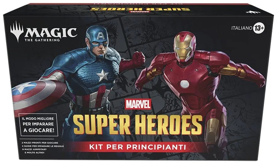 Magic the Gathering Marvel Super Heroes Einsteigerboxen Umkarton (3) italienisch