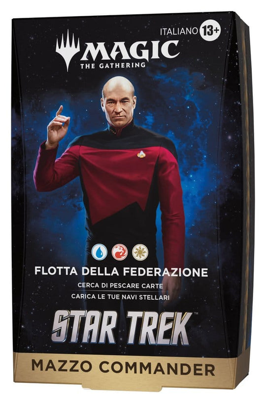 Magic the Gathering Star Trek Commander-Decks Umkarton (4) italienisch