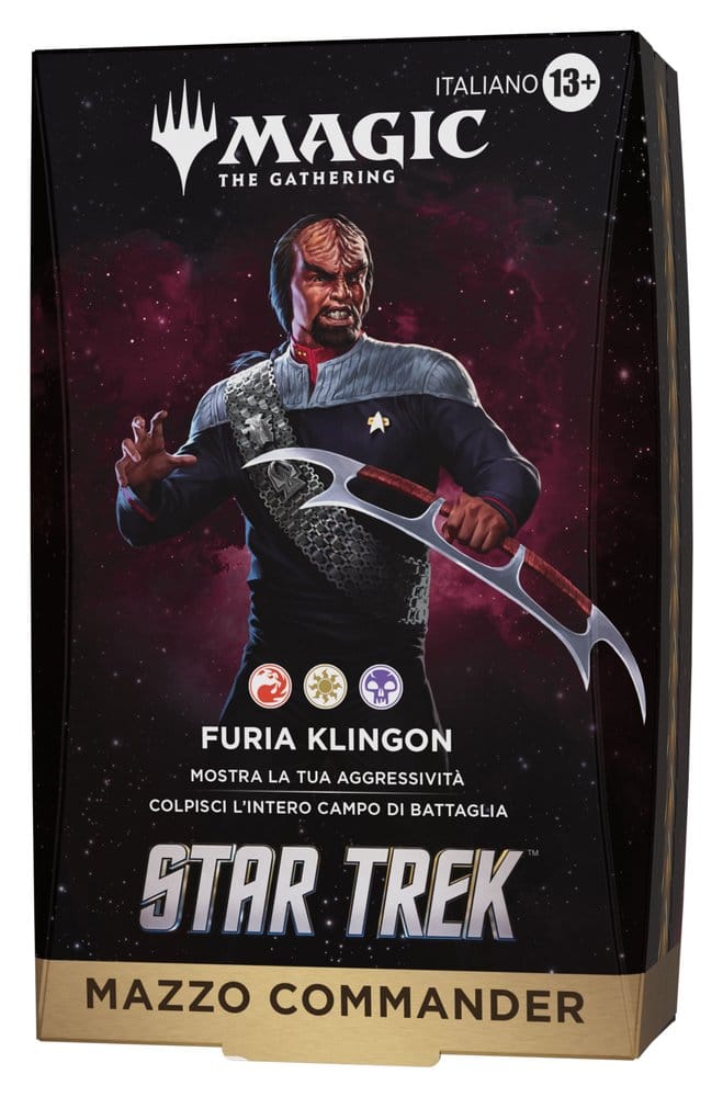Magic the Gathering Star Trek Commander-Decks Umkarton (4) italienisch