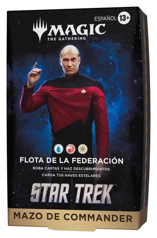 Magic the Gathering Star Trek Commander-Decks Umkarton (4) spanisch