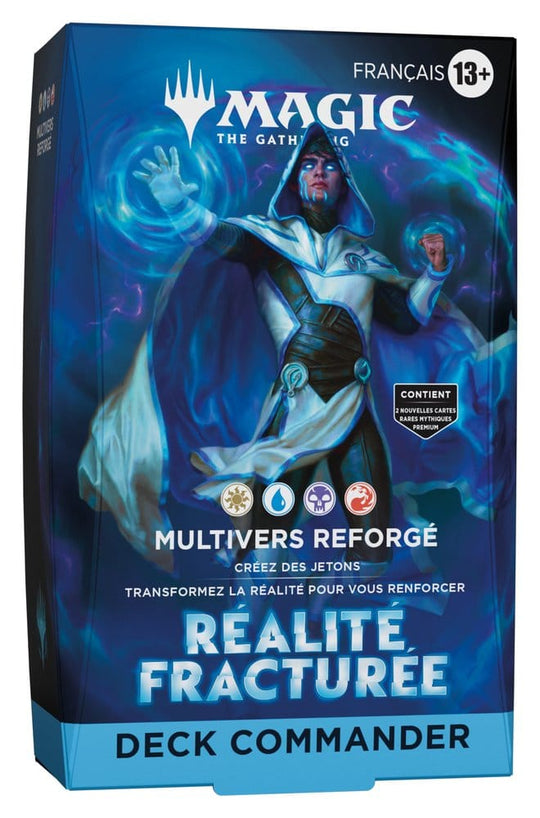 Magic the Gathering Réalité fracturée Commander Deck Multiverse Reforged Assortment (4) französisch