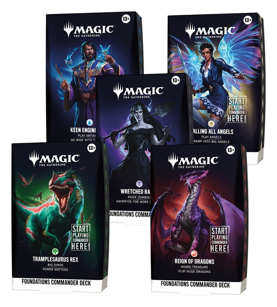 Magic the Gathering Grundstein-Commander-Decks Umkarton (5) englisch