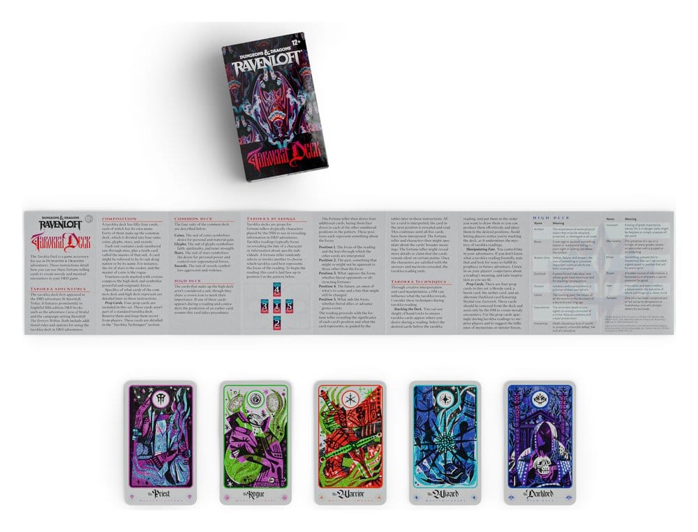 Dungeons & Dragons RPG Ravenloft: The Horrors Within Tarokka-Deck *Englische Version*