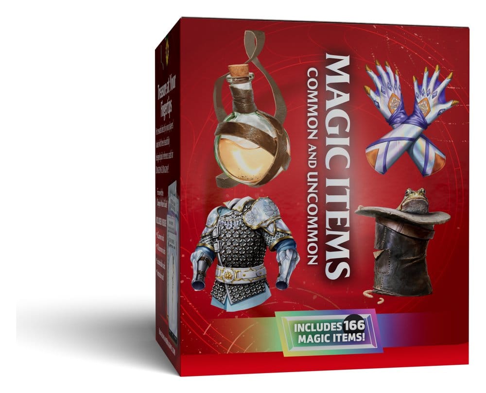 Dungeons & Dragons RPG Referenzkarten - Magische Gegenstände (Gewöhnlich und Ungewöhnlich) *Englische Version*