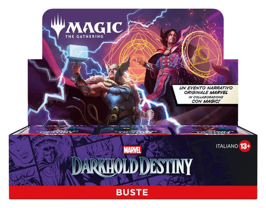 Magic the Gathering Marvel: Destino del Darkhold Play-Booster Display (30) italienisch