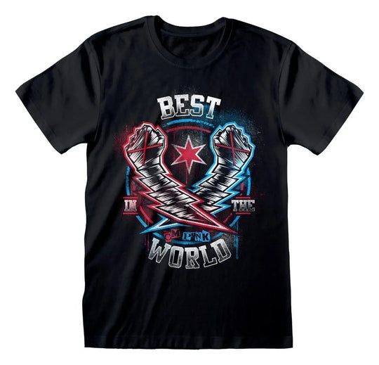 WWE T-Shirt CM Punk Best In The World Black Größe S