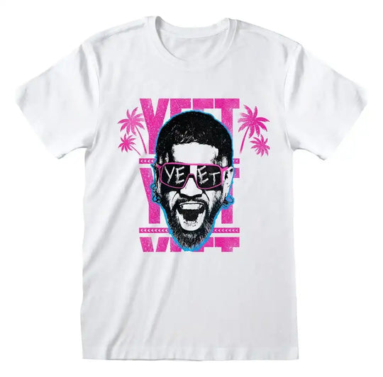 WWE T-Shirt Yeet White Größe S