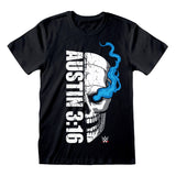 WWE T-Shirt Austin 3:16 Skull  Größe L
