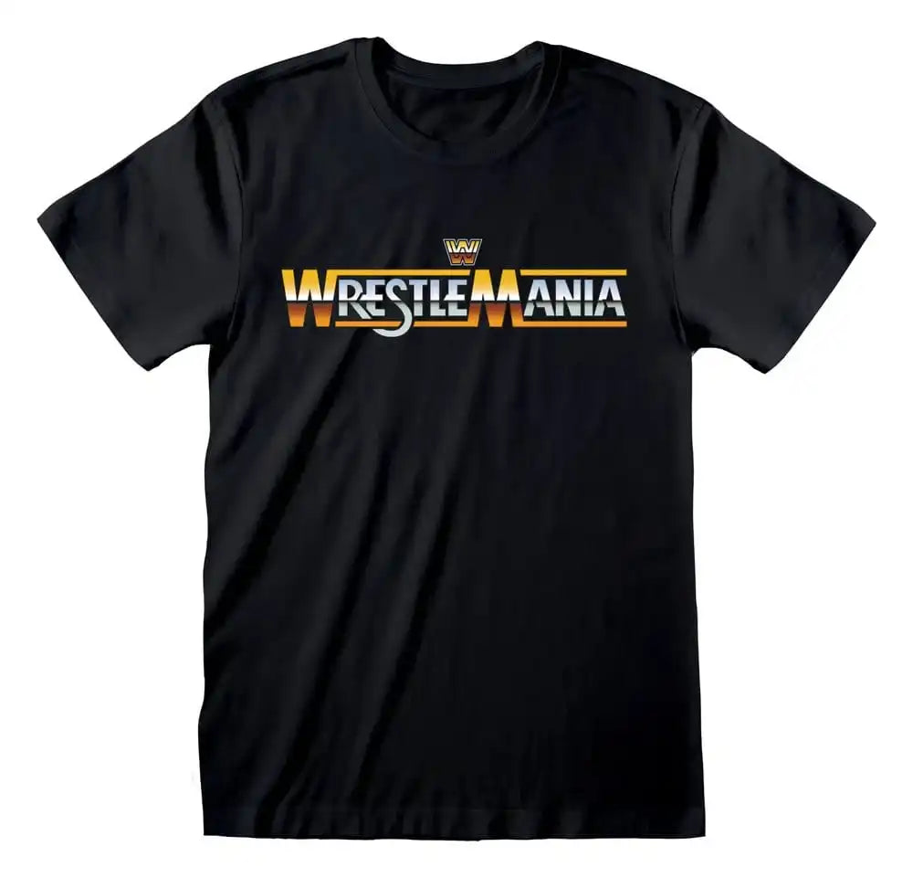 WWE T-Shirt Wrestle Mania Black Größe M
