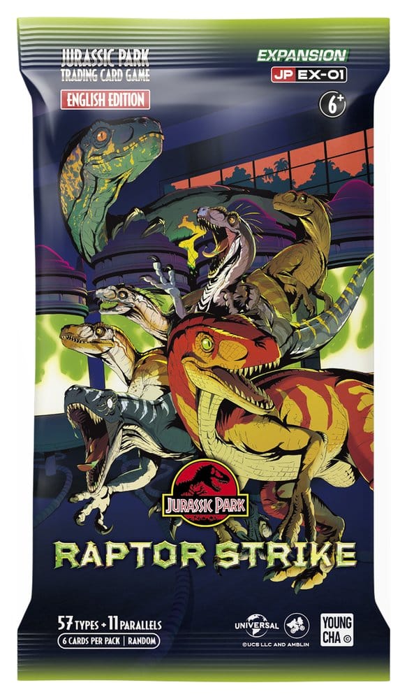 Jurassic Park TCG Raptor Strike Booster Packs Display (24) *Englische Version*