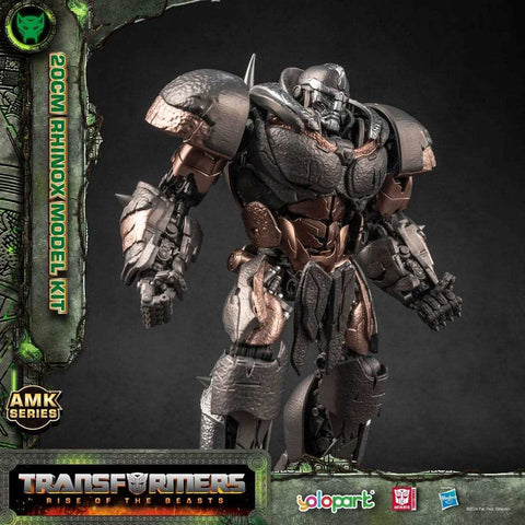 Transformers Rise of the Beasts AMK Series Plastic Model Kit Rhinox 20 cm