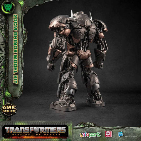 Transformers Rise of the Beasts AMK Series Plastic Model Kit Rhinox 20 cm