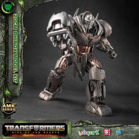 Transformers Rise of the Beasts AMK Series Plastic Model Kit Rhinox 20 cm