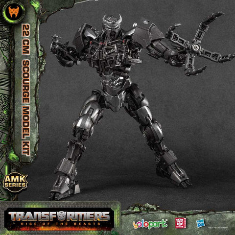 Transformers Rise of the Beasts AMK Series Plastic Model Kit Scourge 22 cm