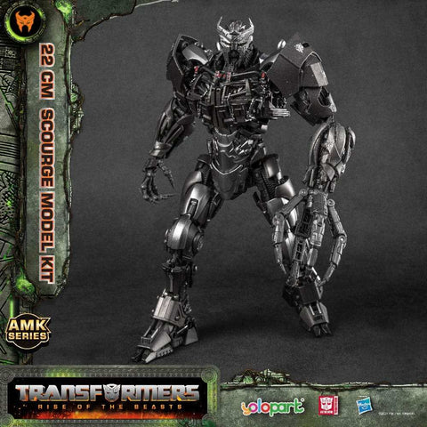 Transformers Rise of the Beasts AMK Series Plastic Model Kit Scourge 22 cm