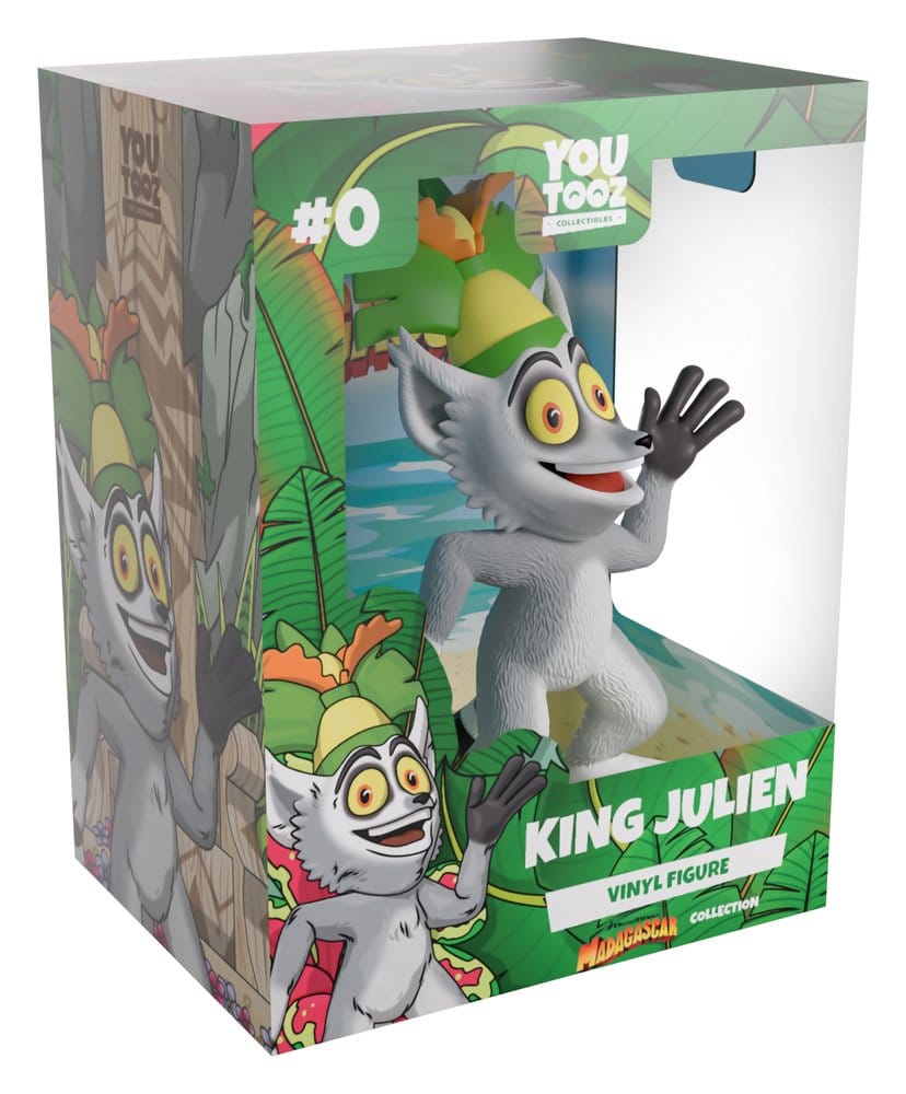 Madagascar Vinyl Figur King Julien 12 cm