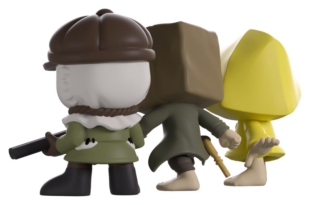 Little Nightmares II Minitooz 3er-Pack Mono, Six & Hunter 7 cm