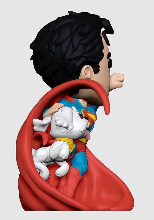 Superman 2025 Vinyl Figur Superman & Krypto 13 cm