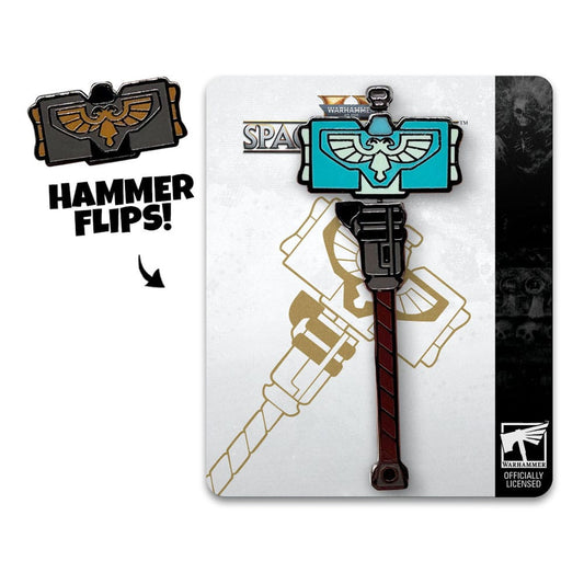 Space Marine 2 Ansteck-Pin Thunder Hammer 5 cm