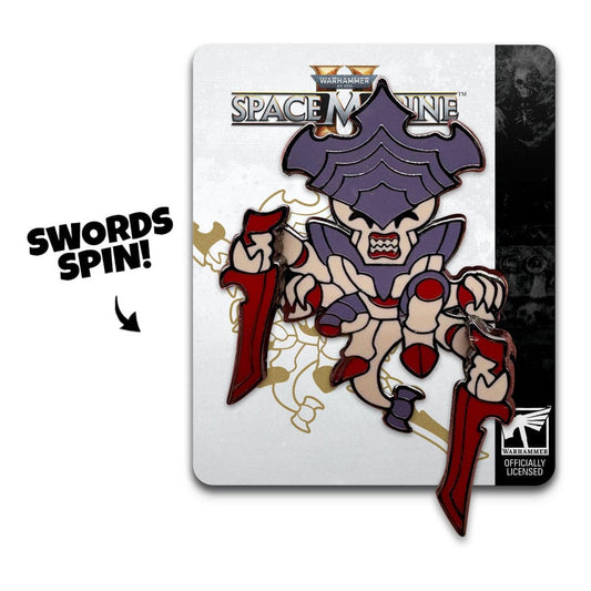 Space Marine 2 Ansteck-Pin Tyranid Warrior 5 cm