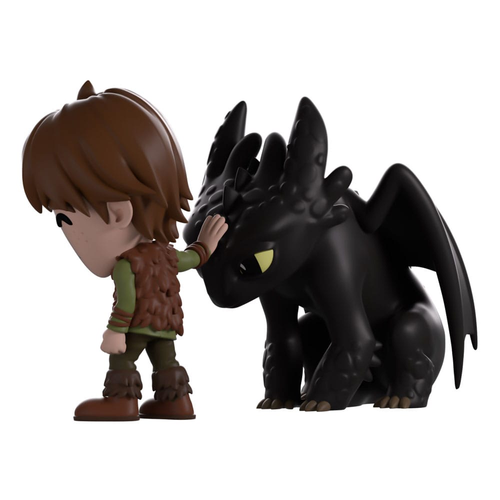 Drachenzähmen leicht gemacht Vinyl Figur Meeting Toothless 11 cm
