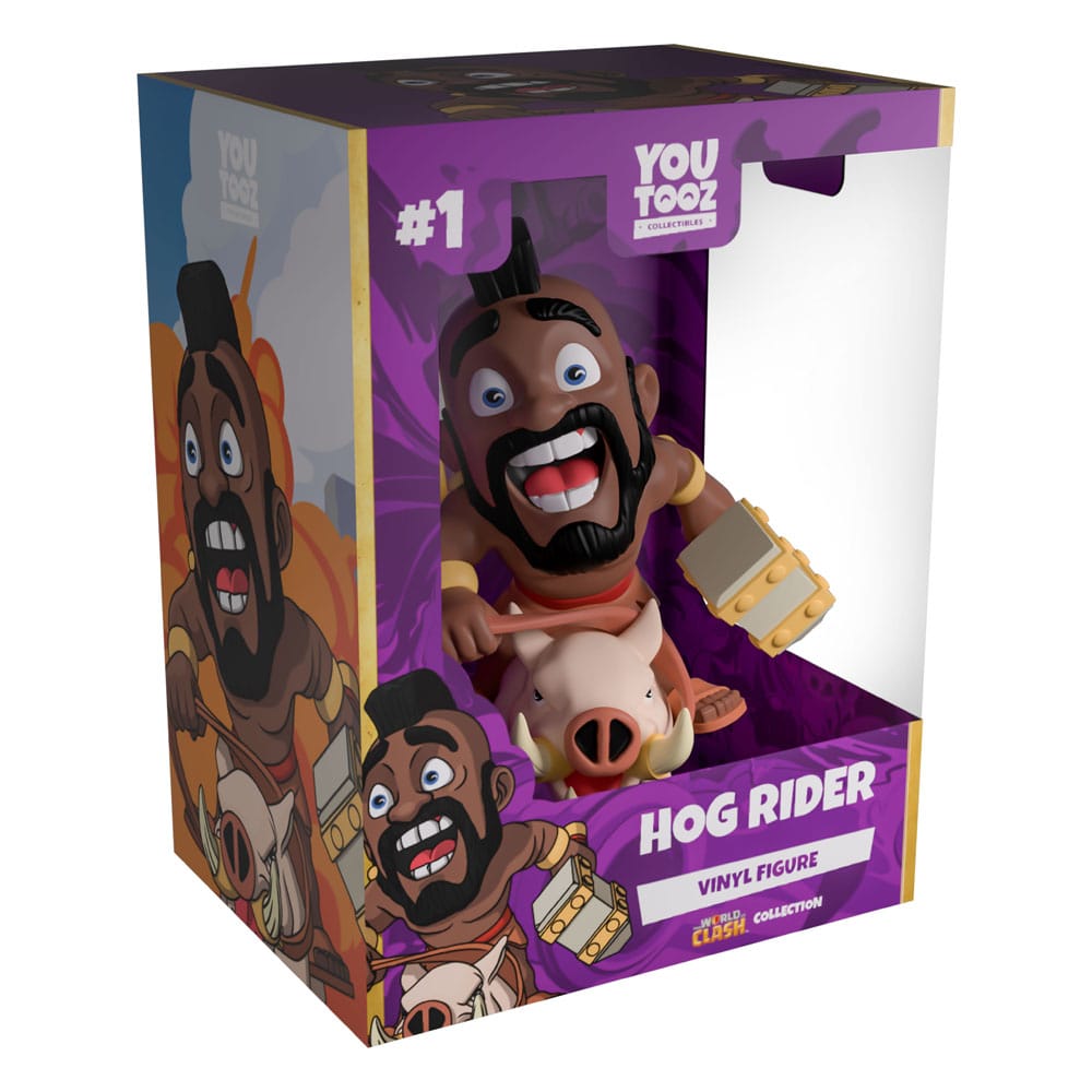 World of Clash Vinyl Figur Hog Rider 11 cm