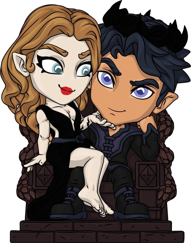 A Court of Thorns and Roses Vinyl Figur Feyre And Rhysand 12 cm