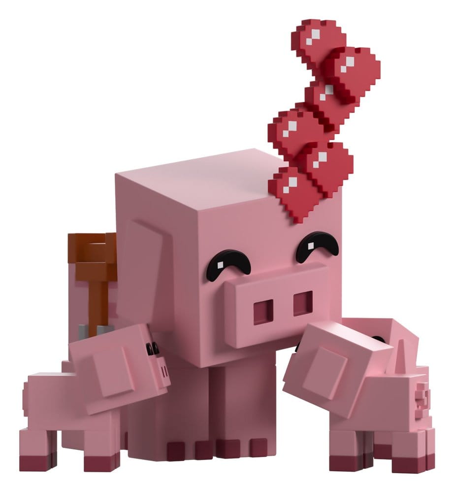 Minecraft Vinyl Figur Pig Family 8 cm
