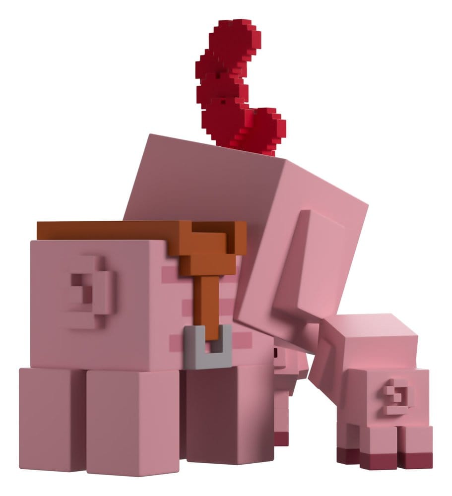 Minecraft Vinyl Figur Pig Family 8 cm