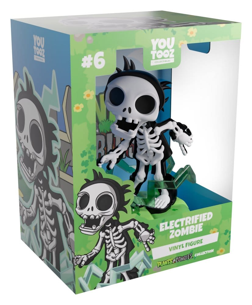 Plants vs. Zombies Vinyl Figur Elektrisierter Zombie 12 cm