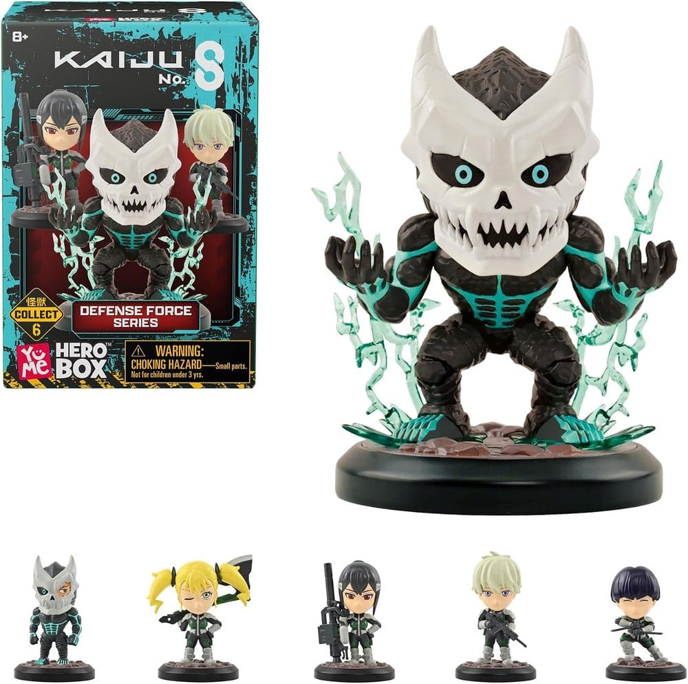 Kaiju No. 8 Hero Box Minifiguren Combat Series Blind Box Display (12)